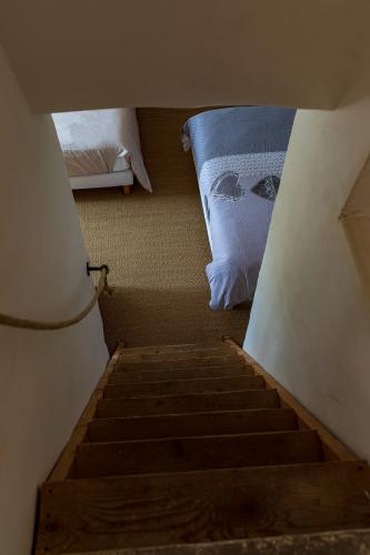 Echelle de meunier vers la chambre Lou Pitchoun