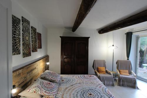 Gîte le Petit Luberon - La chambre